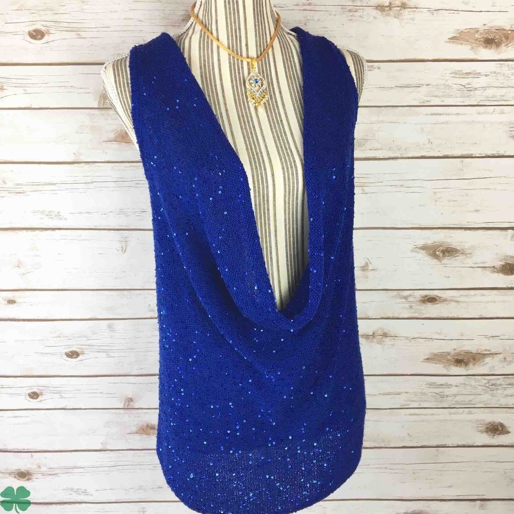 NWT International Concepts Blue Tank Top Size XS - Picture 6 of 10